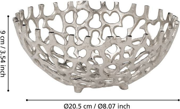 Изображение товара Декоративная тарелка Eglo Kimitsu 427495 (никель)