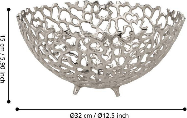 Изображение товара Декоративная тарелка Eglo Kimitsu 427494 (никель)