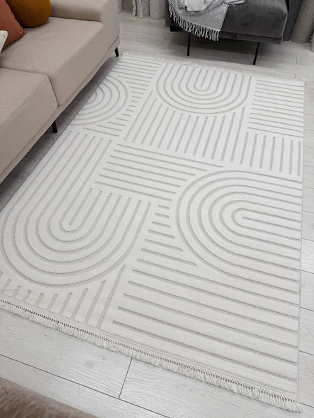 Изображение товара Ковер Radjab Carpet Поло Прямоугольник PL 255 / 12536RK (2x2.9, Cream)