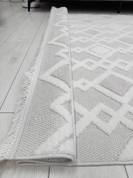 Изображение товара Ковер Radjab Carpet Поло Прямоугольник EN 256 / 12517RK (1.6x3, Cream/Beige)