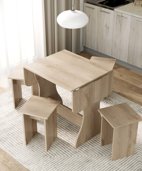 Изображение товара Обеденная группа Артём-Мебель Остин СН-130 ДСП  (дуб экспрессив песочный)