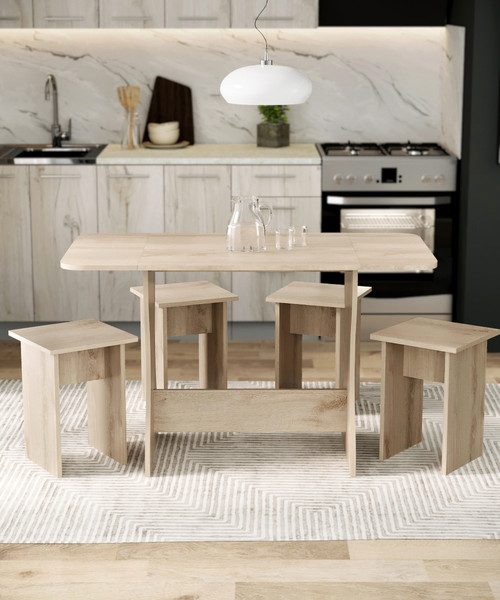 Изображение товара Обеденная группа Артём-Мебель Остин СН-130 ДСП  (дуб экспрессив песочный)