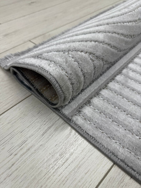 Изображение товара Ковер Radjab Carpet Моника Прямоугольник MC 402A / 12588RK (1.6x3, L.Grey)