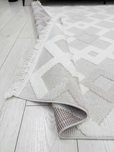 Изображение товара Коврик Radjab Carpet Поло Прямоугольник EN 261 / 12473RK (1.2x1.8, Cream/Beige)