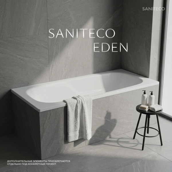 Изображение товара Ванна стальная Saniteco Eden 12 150x75