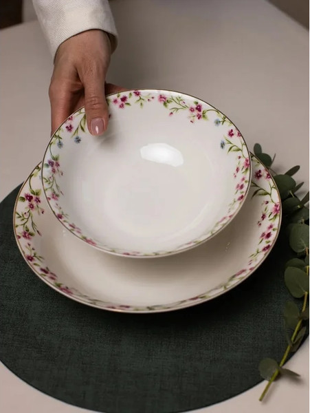 Изображение товара Набор тарелок JEWEL Софи ПС0028-03 (19шт)