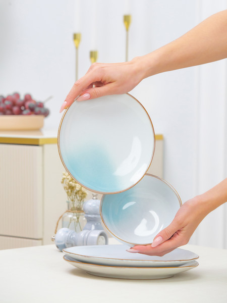 Изображение товара Набор столовой посуды JEWEL Айсберг ПС0039-44 (16пр)