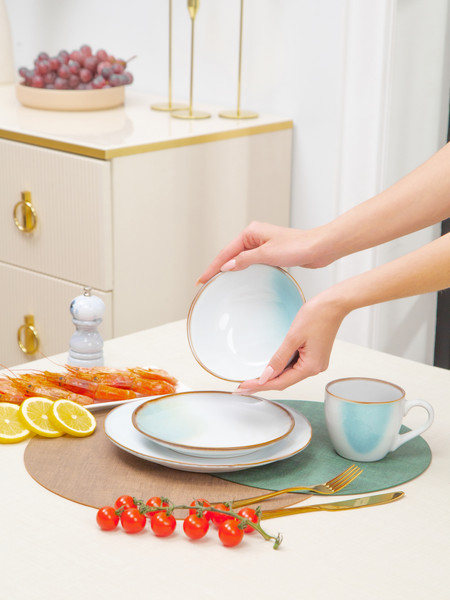 Изображение товара Набор столовой посуды JEWEL Айсберг ПС0039-44 (16пр)