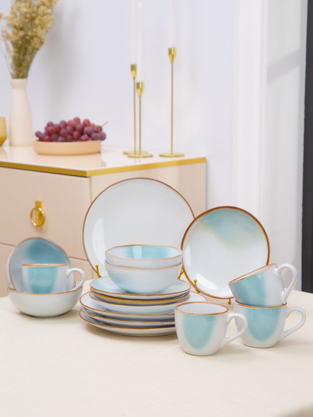 Изображение товара Набор столовой посуды JEWEL Айсберг ПС0039-44 (16пр)