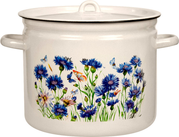 Изображение товара Кастрюля Лысьвенские эмали Васильки С-1621/4ЖмЭК
