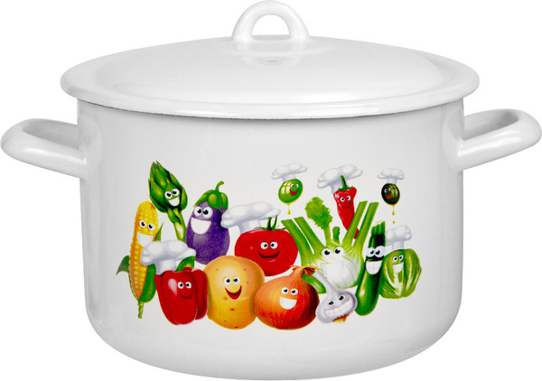 Изображение товара Кастрюля Лысьвенские эмали Веселые овощи С-16141/4ЭК