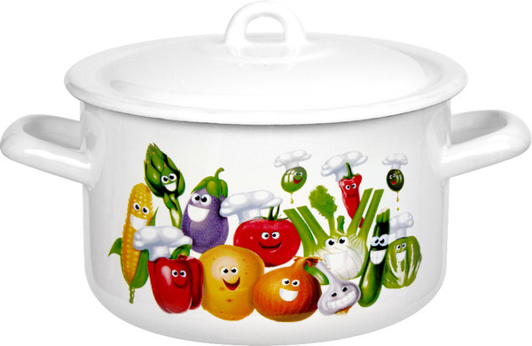 Изображение товара Кастрюля Лысьвенские эмали Веселые овощи С-16111/4ЭК