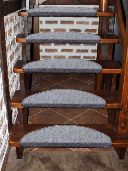 Изображение товара Набор ковриков для лестницы MATEX My Step / 54-658 (5шт, темно-серый)