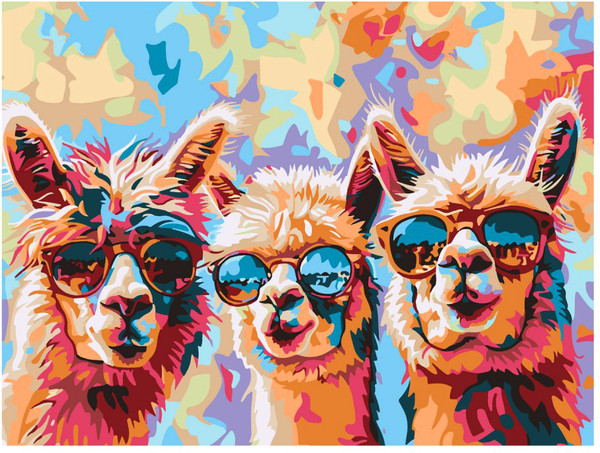 Изображение товара Картина по номерам Lori Ламы / Рх-191