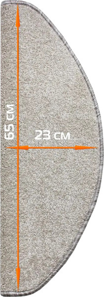 Изображение товара Набор ковриков для лестницы MATEX My Step / 54-696 (5шт, светло-бежевый/песочный)