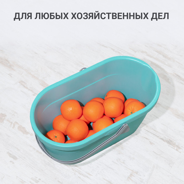 Изображение товара Ведро Bradex HM-1096-1 (15л, мятный)