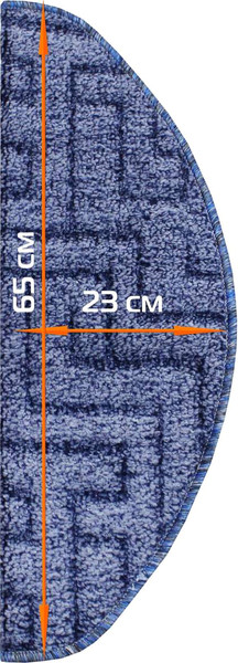 Изображение товара Набор ковриков для лестницы MATEX My Step / 47-520 (5шт, серо-голубой)