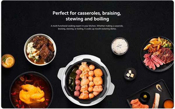Изображение товара Мультиварка-скороварка Xiaomi Electric Pressure Cooker 4.8L MYL02-1 / BHR8845EU