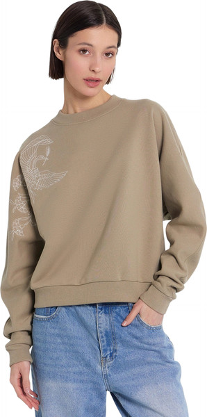 Изображение товара Свитшот Mark Formelle 122982 (р.164/170-100-106, песок/527-вышивка)