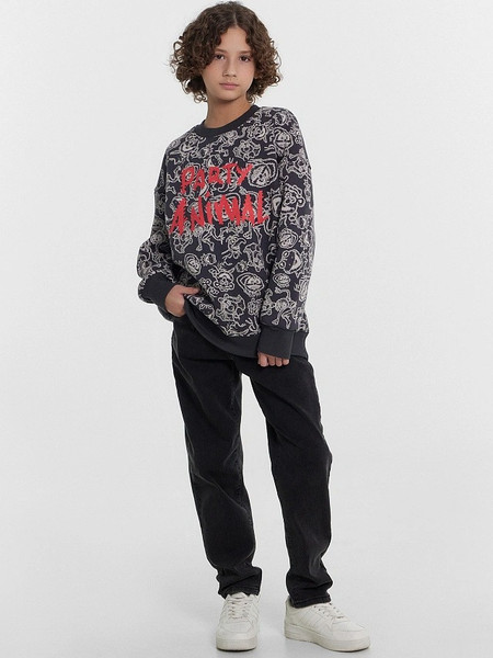 Изображение товара Свитшот детский Mark Formelle 123437/1 (р.134-68, персонажи на графитовом)