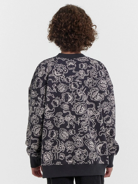 Изображение товара Свитшот детский Mark Formelle 123437/1 (р.158-80, персонажи на графитовом)