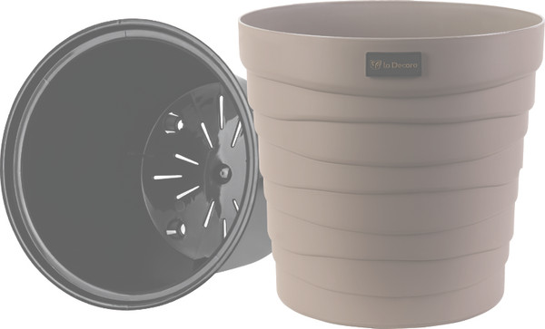 Изображение товара Кашпо La Decoro Бархан КШ-4366 (мокачино)