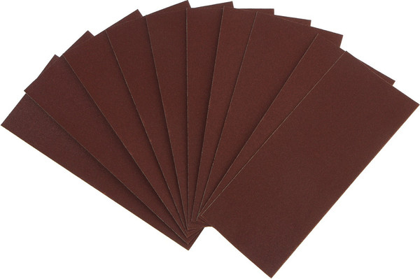 Изображение товара Набор шлифлистов Tundra Бумажная основа водостойкая 115x280 Р180 / 7508092 (10шт)