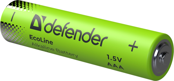 Изображение товара Комплект батареек Defender EcoLine LR03-4S ААА / 56021 (4шт)