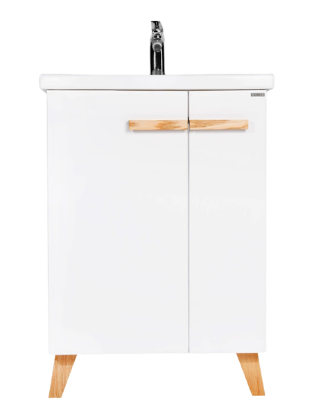 Изображение товара Тумба под умывальник Viant Мюнхен Como 60 / VMUN60COBEL-T2ST (белый)