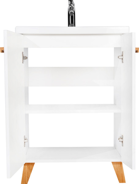 Изображение товара Тумба под умывальник Viant Мюнхен Como 60 / VMUN60COBEL-T2ST (белый)