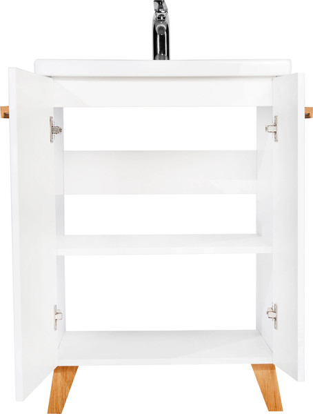 Изображение товара Тумба под умывальник Viant Мюнхен Como 80 / VMUN80COBEL-T2ST (белый)