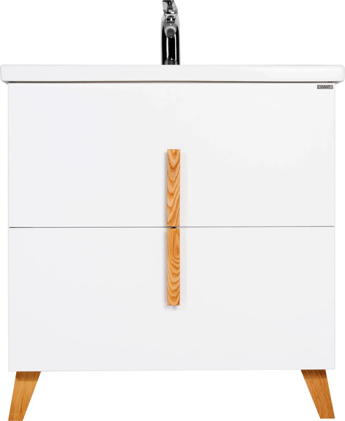 Изображение товара Тумба под умывальник Viant Мюнхен Como 80 / VMUN80COBEL-T2Y (белый)