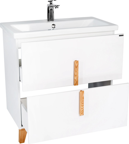 Изображение товара Тумба под умывальник Viant Мюнхен Como 80 / VMUN80COBEL-T2Y (белый)