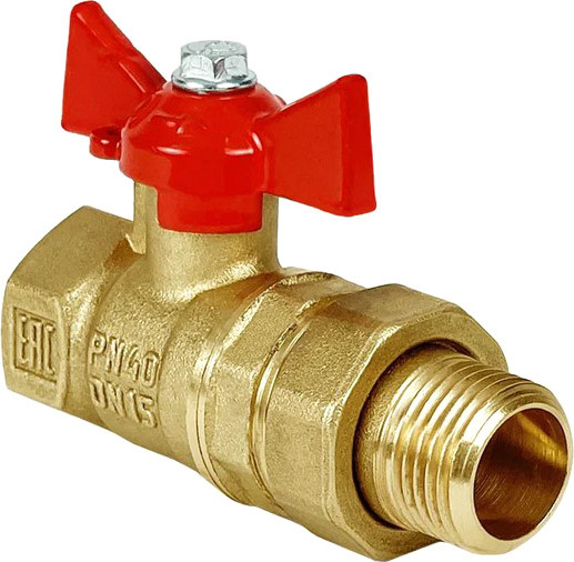 Изображение товара Шаровой кран Valfex ВР/НР 1 1/4" ВР/НР / VF.227.LB1.114.N/P59 (ручка-бабочка)