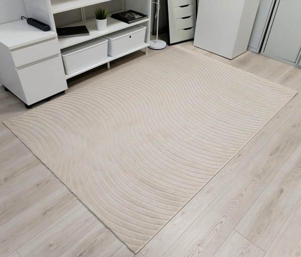 Изображение товара Ковер Radjab Carpet Сканди Сизаль Прямоугольник 10937B / 12264RK (2.4x3.4, Beige C/Beige C)