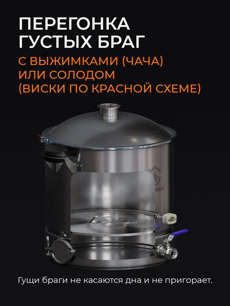 Изображение товара Фальшдно для дистиллятора Domspirt 2 360мм