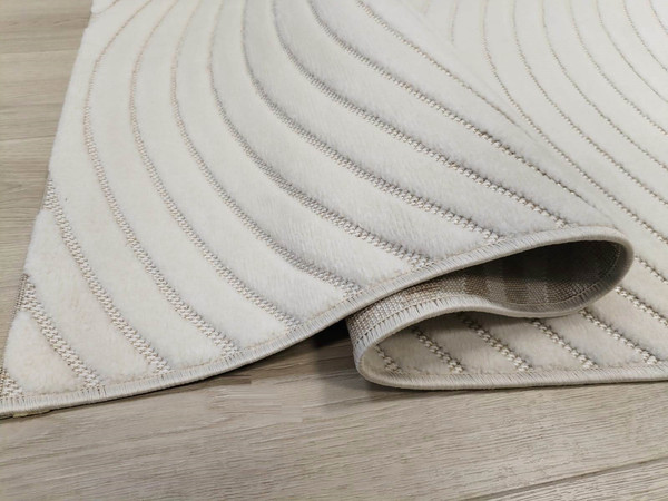 Изображение товара Ковер Radjab Carpet Сканди Сизаль Прямоугольник 10937B / 12240RK (2x2.9, Krem/Krem)