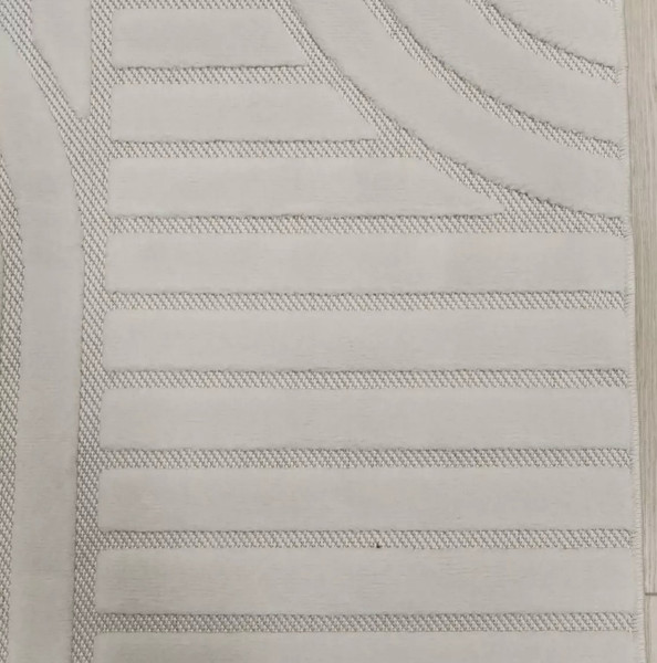 Изображение товара Ковер Radjab Carpet Сканди Сизаль Прямоугольник 10946A / 12200RK (2x2.9, Krem/Krem)