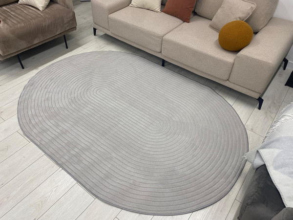 Изображение товара Ковер Radjab Carpet Сканди Сизаль Овал 10936B / 12277RK (1.6x3, Grii/Grii)