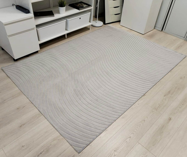 Изображение товара Ковер Radjab Carpet Сканди Сизаль Прямоугольник 10937B / 12236RK (1.6x2.3, Grii/Grii)