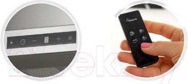 Изображение товара Вытяжка Т-образная Akpo Glass II WK-9 Feniks Slim (90, нержавеющая сталь)