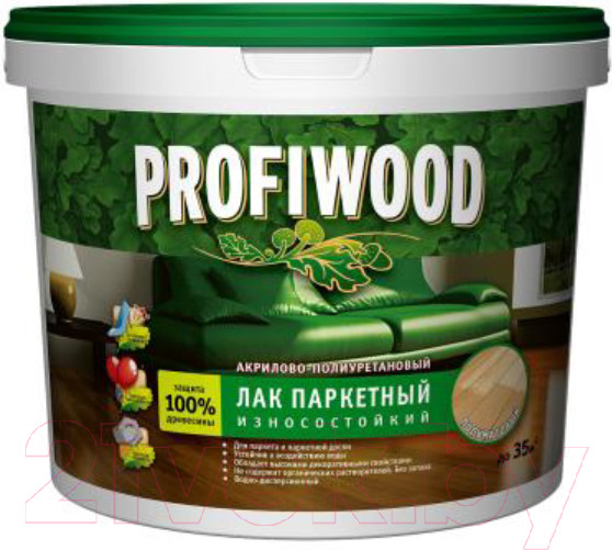 Изображение товара Лак Profiwood Для паркета (900мл, глянцевый)