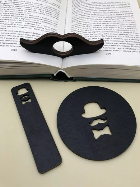 Изображение товара Держатель для страниц ОМурМебель Литературный комфорт Джентльмен (черный)