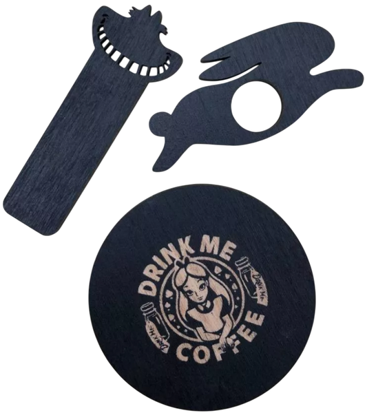 Изображение товара Держатель для страниц ОМурМебель Литературный комфорт Алиса в стране чудес (черный)