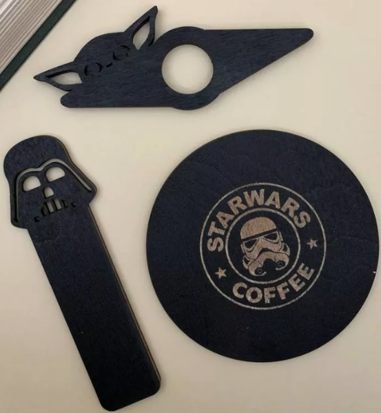 Изображение товара Держатель для страниц ОМурМебель Литературный комфорт Звездные войны (черный)