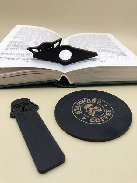 Изображение товара Держатель для страниц ОМурМебель Литературный комфорт Звездные войны (черный)