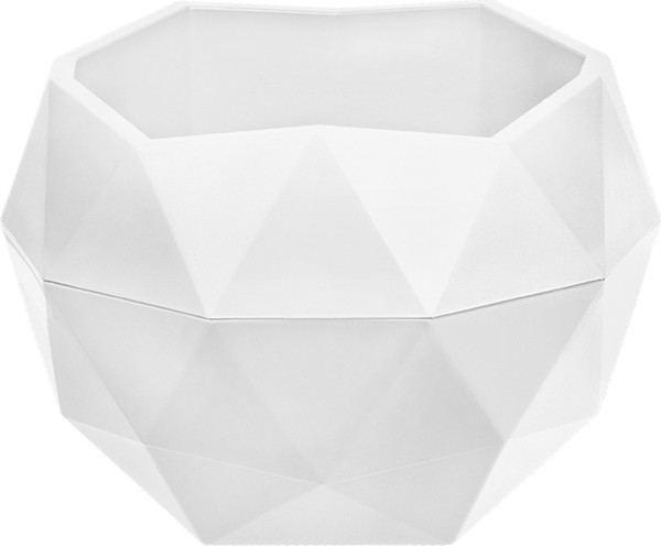 Изображение товара Кашпо La Decoro Топаз КШ-3010 (белый)