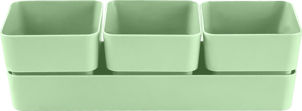 Изображение товара Кашпо La Decoro Фиори Трио КШ-0529 (мята)