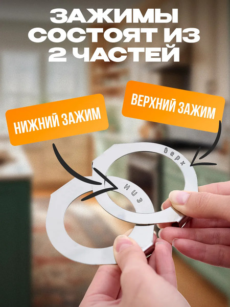 Изображение товара Набор зажимов для автоклава Helicon Булат (7шт)