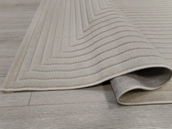 Изображение товара Ковер Radjab Carpet Сканди Сизаль Прямоугольник 10936B / 12216RK (1.6x2.3, Beige C/Beige C)